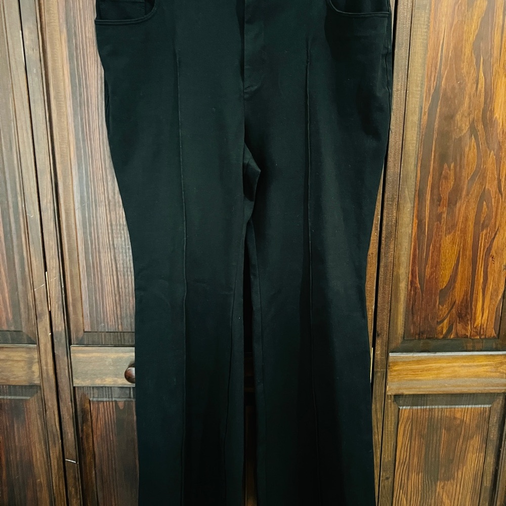 Loft Black Wide-Leg Pants 14‎
